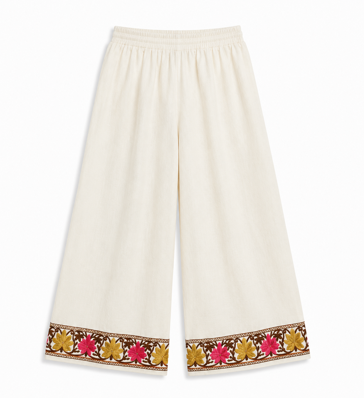 Kashmir Aari cotton Co-Ord Set | Light Gray